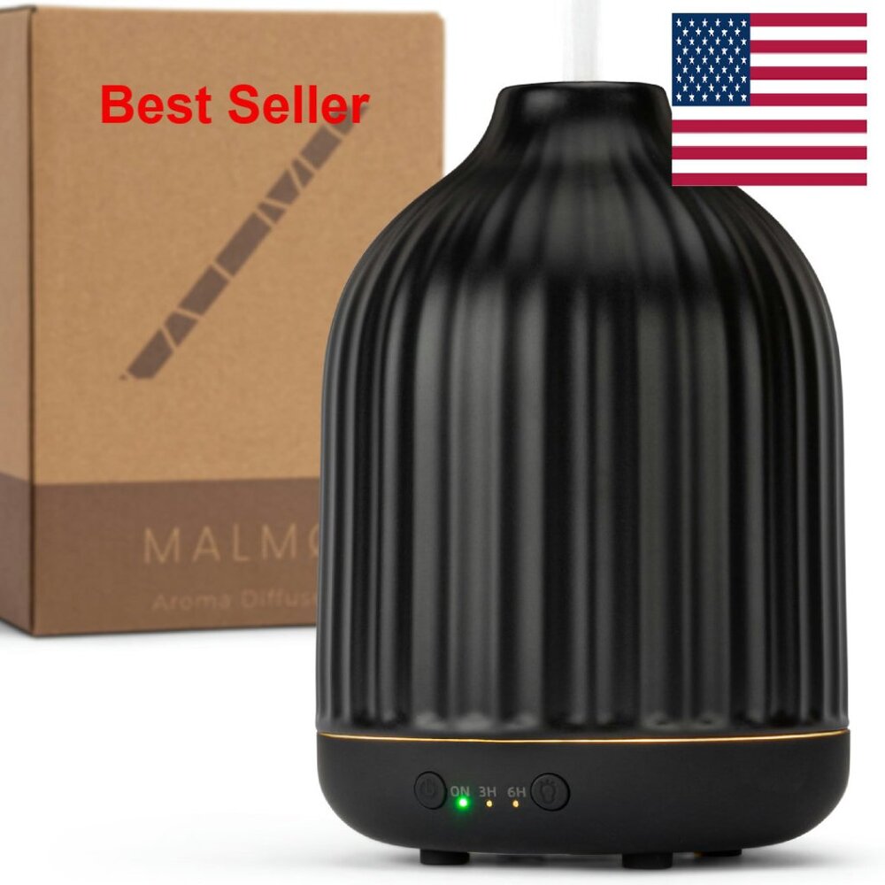 Ceramic Essential Oil Diffuser Ultrasonic Aromath… - image 1